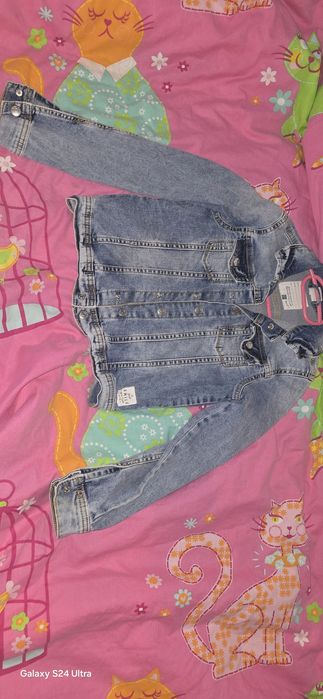 Дънково яке за момиче