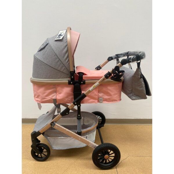 Carucior 3 in 1 transformabil, cadrul aluminiu cu suspensii 0-36 luni