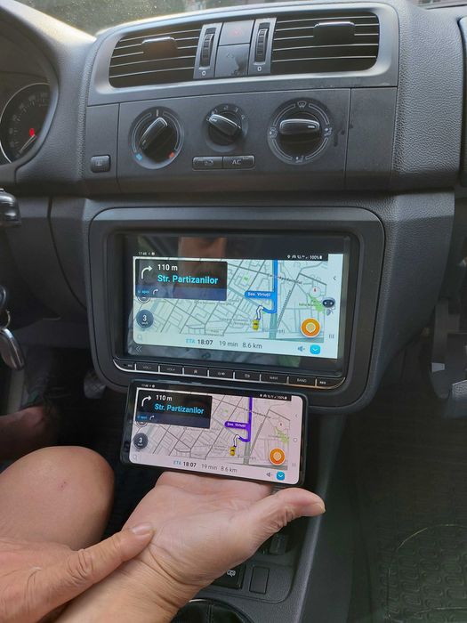 Navigatie Android Passat Waze WiFi GPS