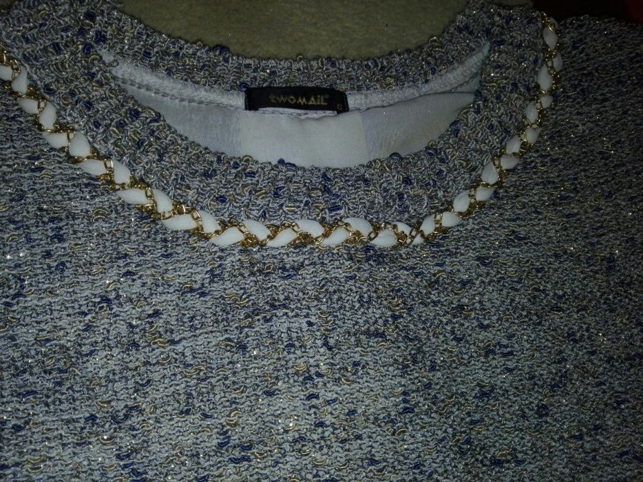 Bluza dama marimea XL ,purtata o data,are voal in spate