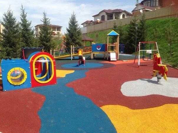 Резиновое покрытие под ключ. Тартан. Монтаж, Бесшовные покрытие