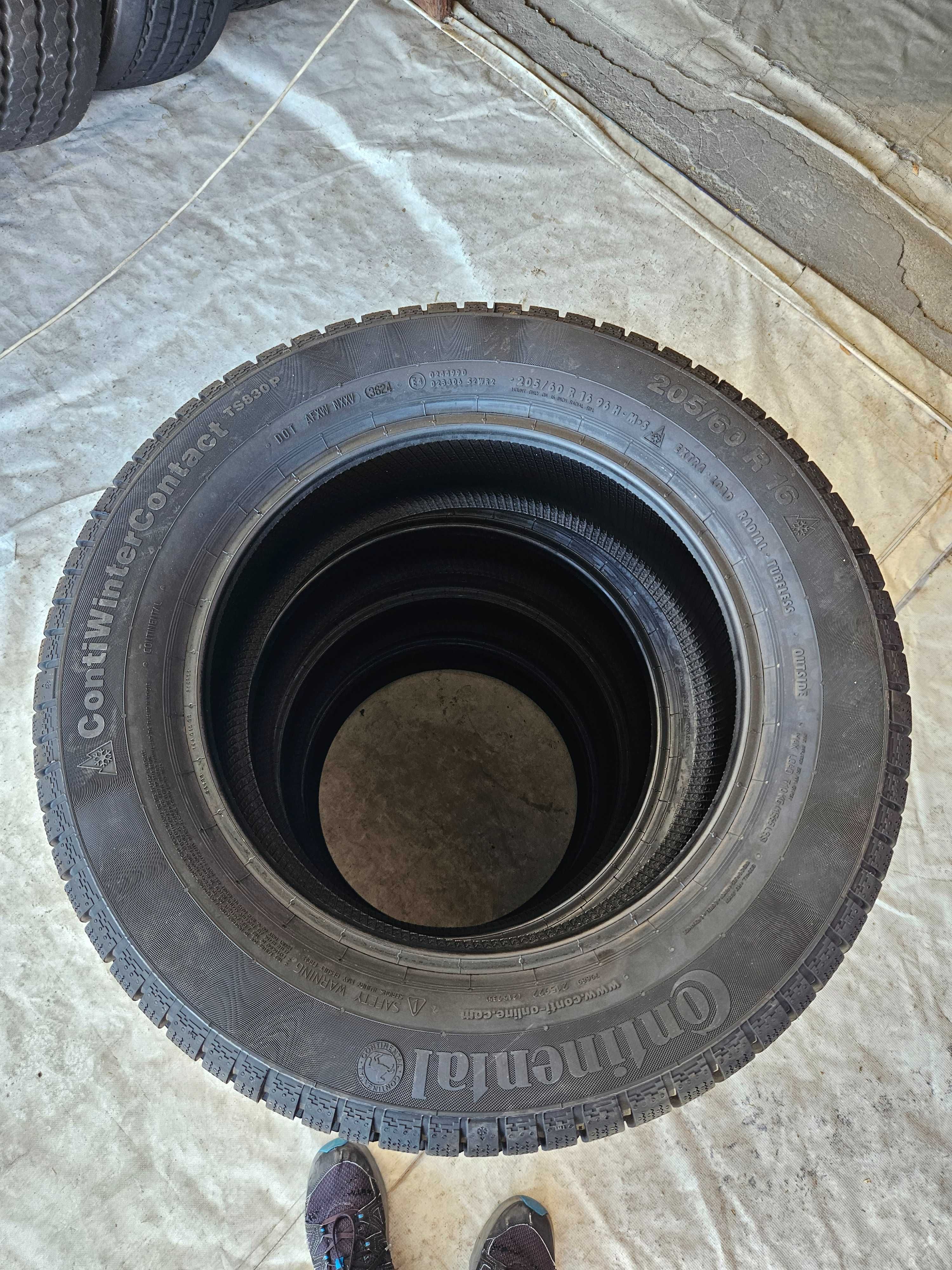 4 Нови зимни гуми 205/60 R16 Continental WC TS830P 96H M+S DOT3624