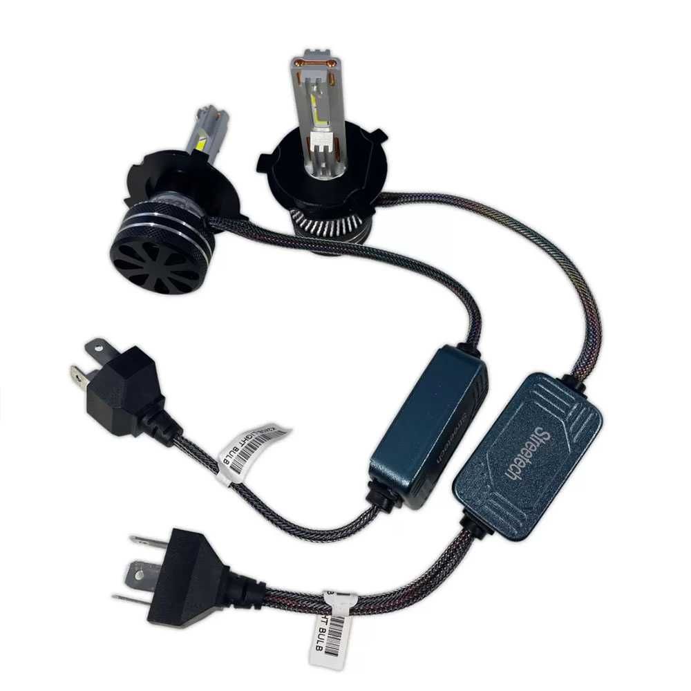 H4 LED система за фарове модел STN2, 150 000 Lux, 45W, Canbus 6000K