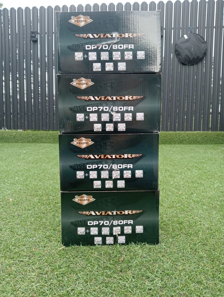 Aviator DP80FR, cu 11 rulmenti, tambur metalic LongCast