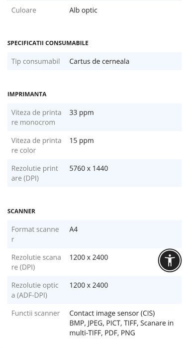 Imprimanta Epson EcoTank L3256 multifunctionala externa cu rezervor de