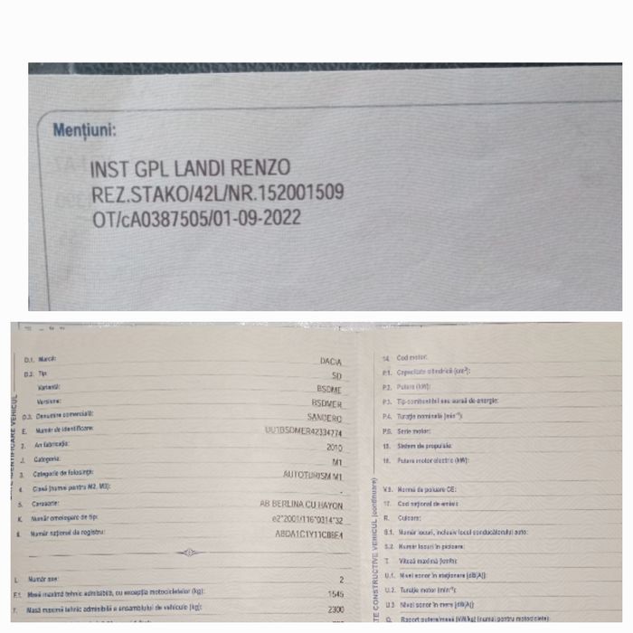 Dacia Sandero 2010 GPL