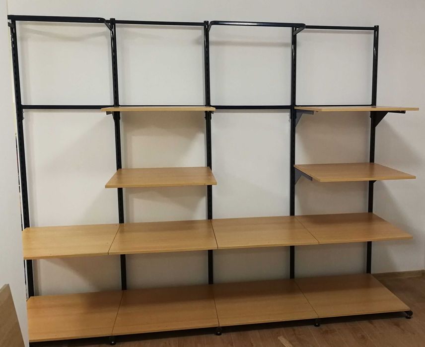 Стелаж, крайстенен, 3м x 2.3м, за магазин за дрехи, офис
