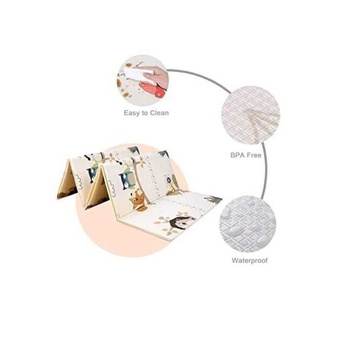 ПРОМОЦИЯ! Двулицево термо килимче за игра 150х180 см на 1 см дебелина