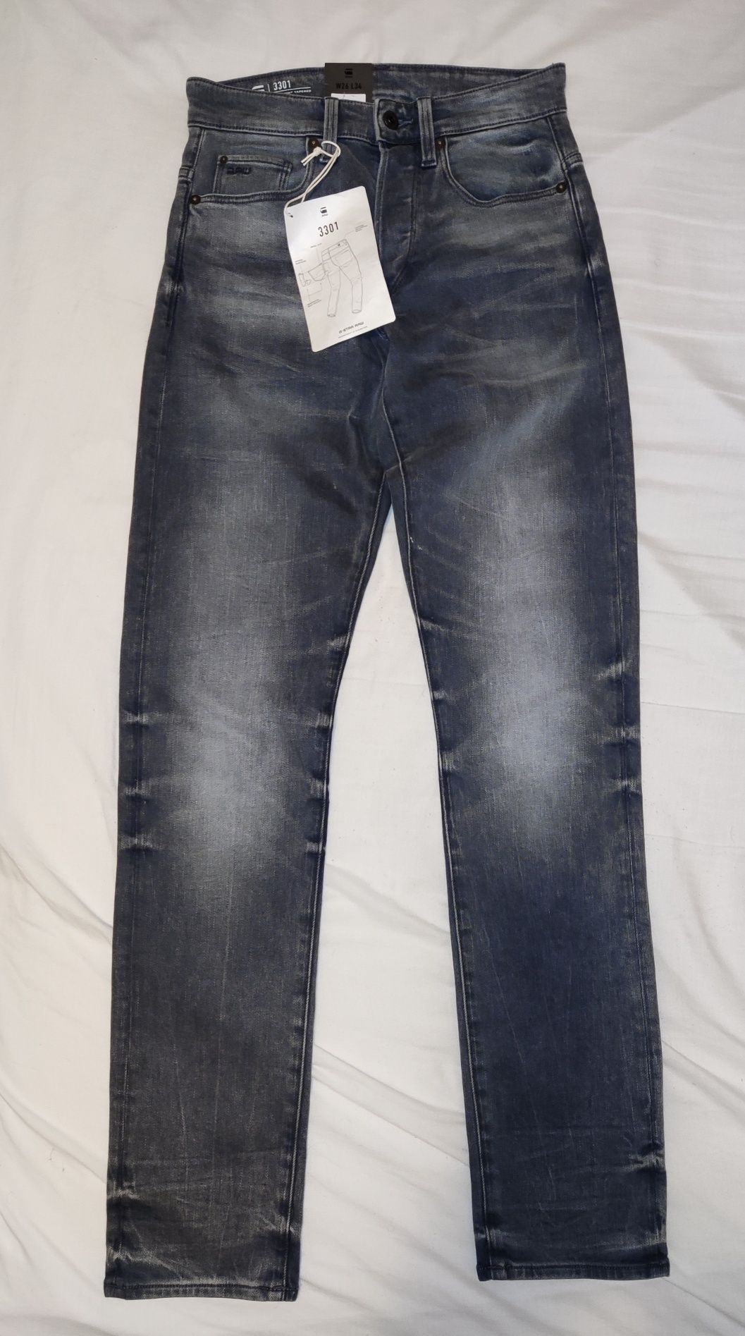 G-Star RAW 3301 STRAIGHT Tapered, дънки