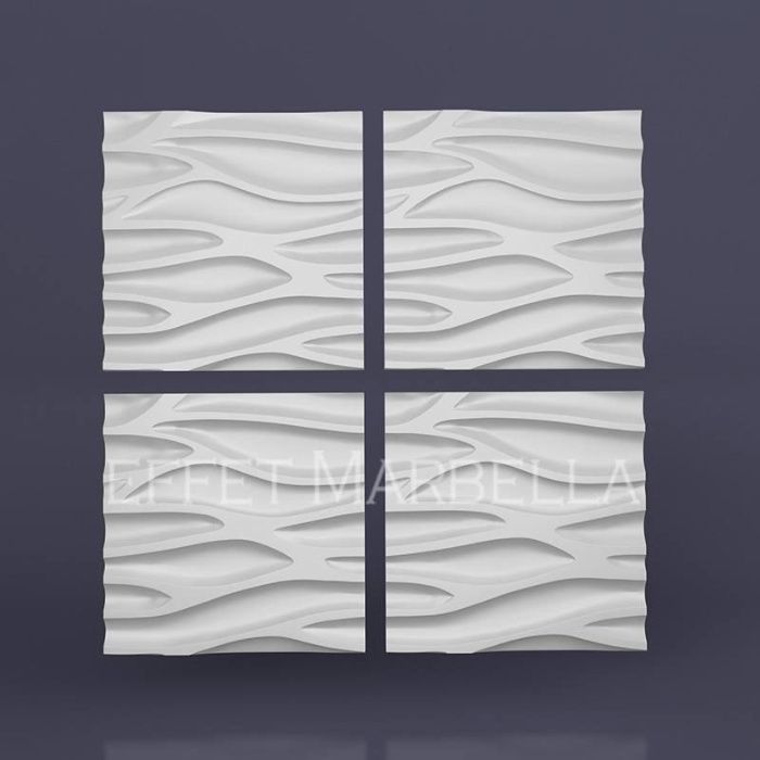Декоративни 3D панели - 3д гипсови панели, стенни облицовки 0097