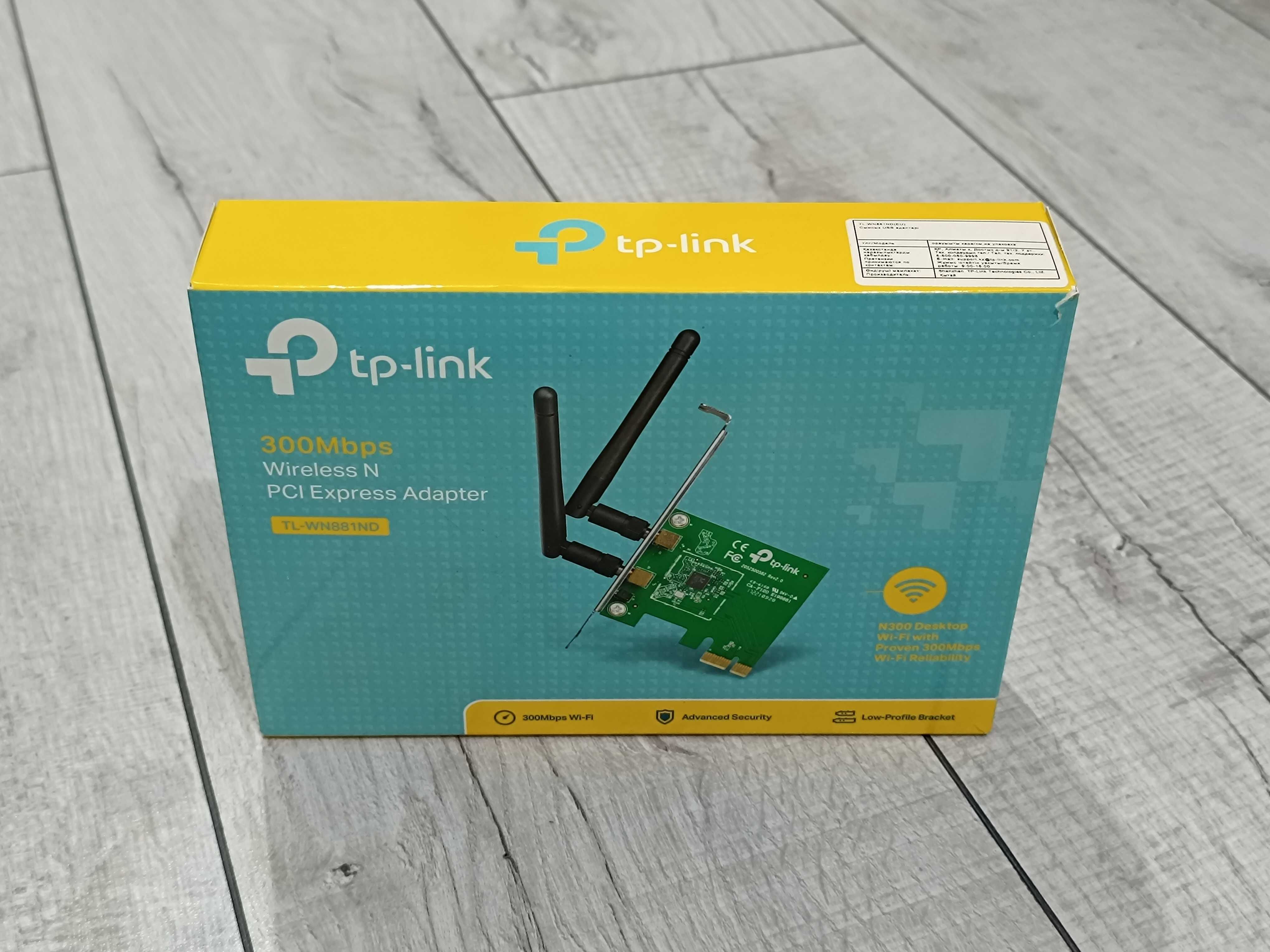 Беспроводной PCI-адаптер TP-Link TL-WN881ND