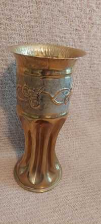 Vaze de bronz din obuz artilerie german 1917 WW1