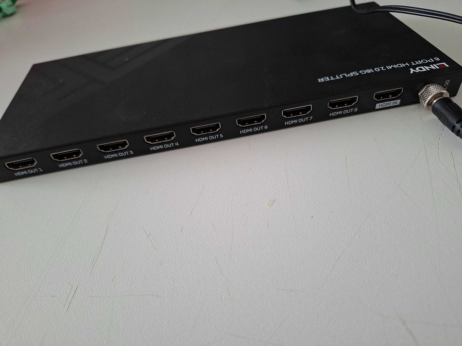 HDMI 8-портов сплитер, HDMI 2.0, 18 Gbps, 4K 60Hz HDR