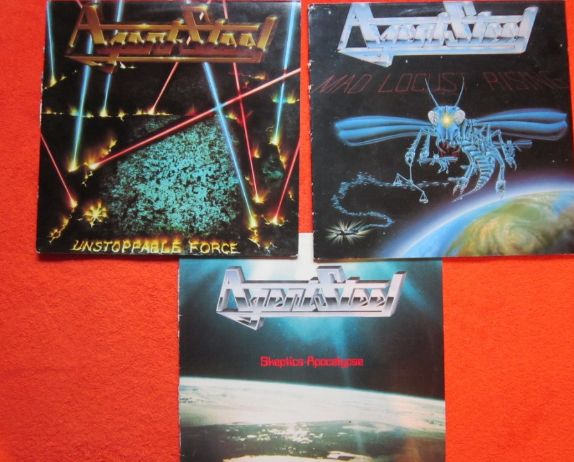 vinil Agent Steel Unstoppable Force,Mad Locust Rising UK & Holland