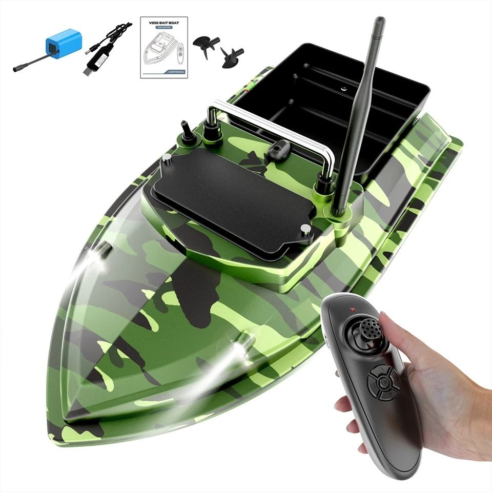 Лодка за захранка V050 Camo+автопилот