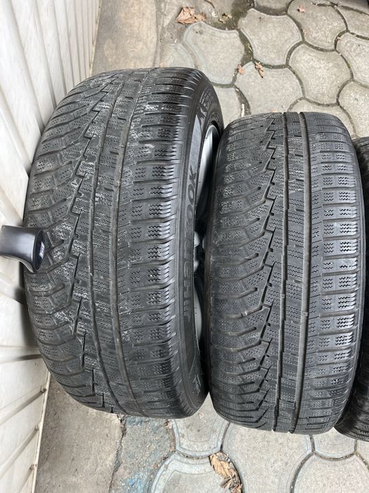 Jante aliaj 5x120mm, anvelope iarna 225/55 R17 BMW E60, E61 F10 F11 GT