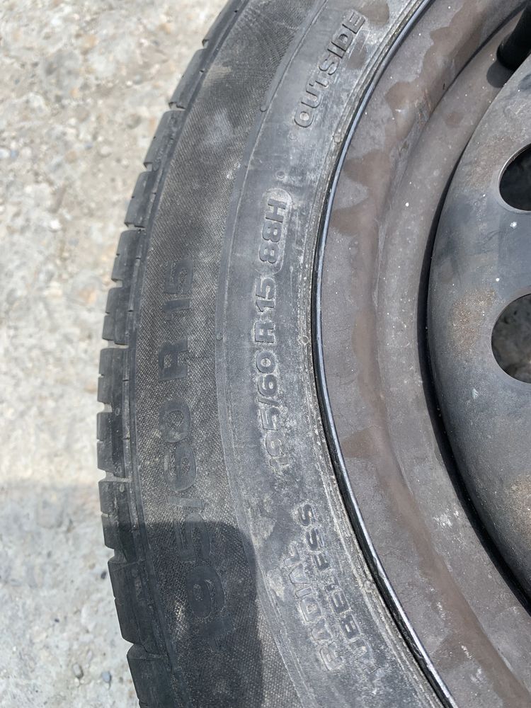 Желязна джанта с гума 15" от Ford 98AB-MA 4x108, 6jx15H2, 195/60/15