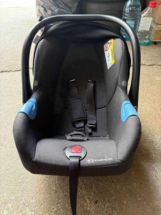 Carucior 3 in 1 Kinderkraft Prime cu landou si scoica auto