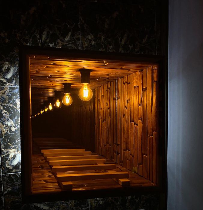 Infinity Table – Măsuță cu efect de tunel infinit LED