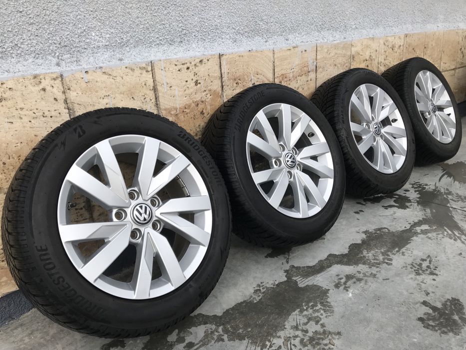 Jante Roți 16 VW Caddy Touran Golf 5 6 7 8 Anvelope iarna 205 55 R16