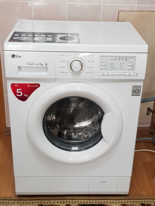 Стиральная машина LG Прямой привод 5кг загрузка Узкая Доставка