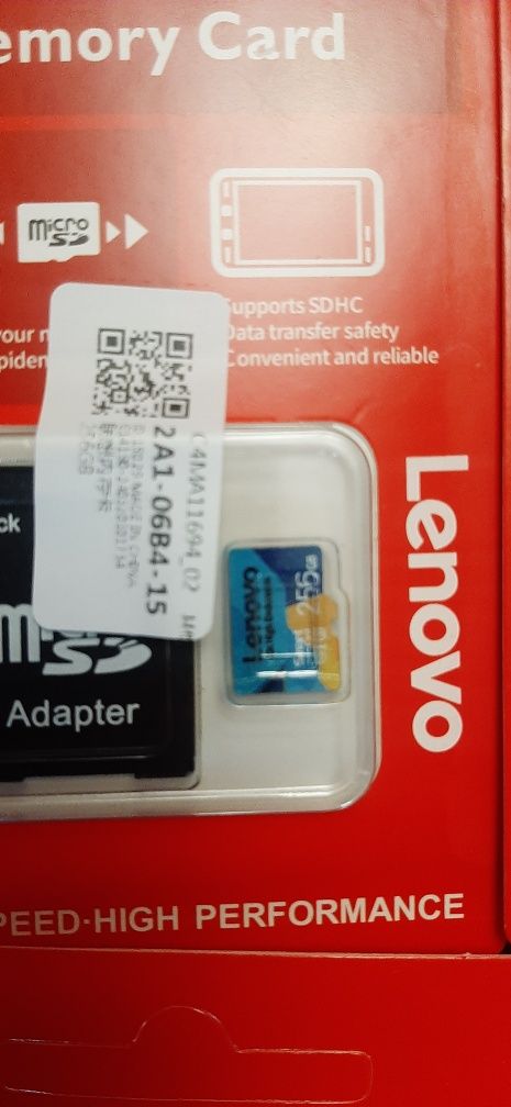 Micro sd card 256 gb Lenovo-15  лв