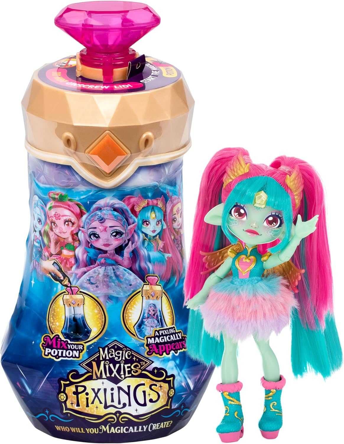 Кукла с магическо появяване Magic Mixies PIXLINGS - 3 вида