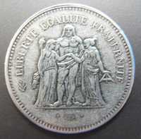 Moneda 50 Francs 1876 - 1976