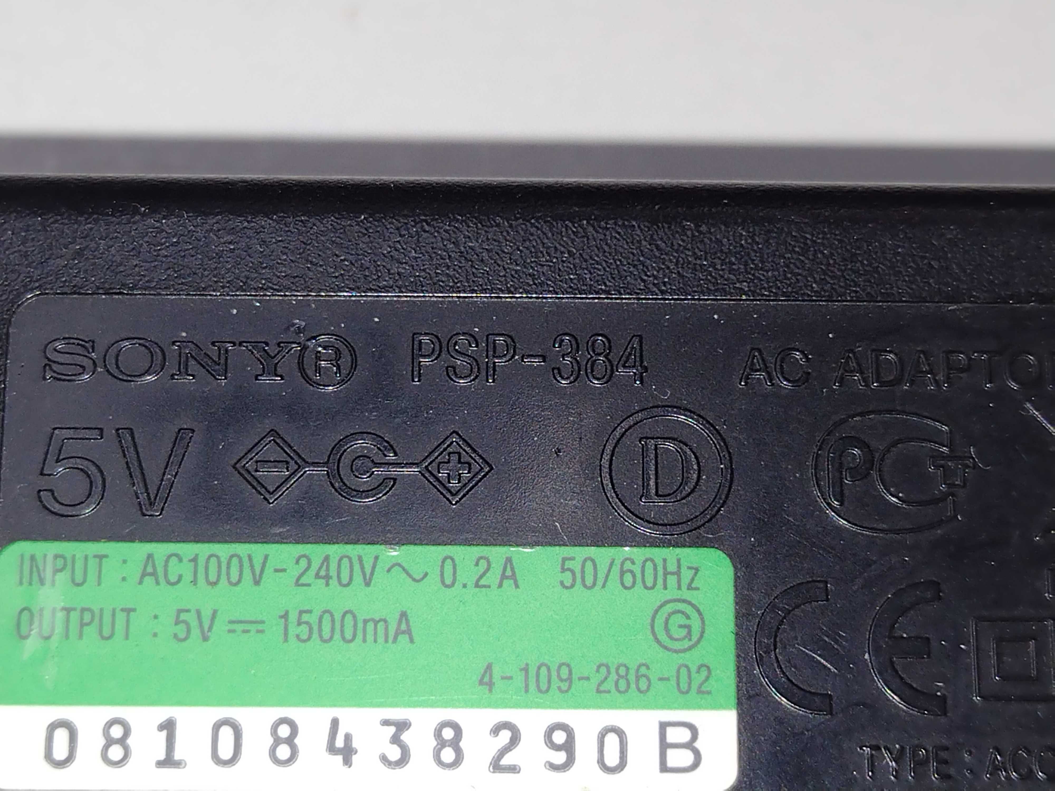 Alimentator adaptor Sony PSP PSP - 384 5V 1500mA Original