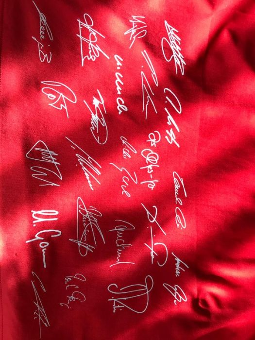 Tricou fotbal cu autografe UNICAT RAR ( GERMANIA )