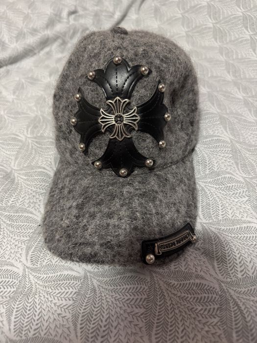 Chrome hearts вълнена шапка с козирка