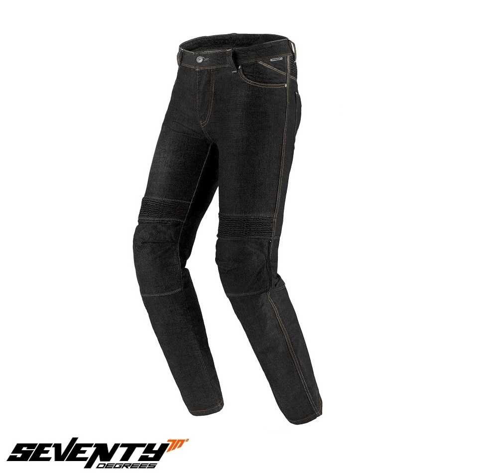 Blugi (jeans) moto femei Seventy Slim fit insertii Aramid Kevlar