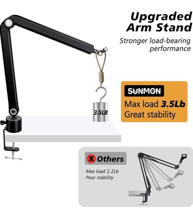 Универсальный Держатель для Микрофонов до 1.6кг Есть доставка