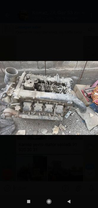 Euro kamaz mator sotiladi