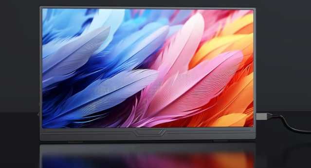 Monitor portabil CUIUIC 15.6'', monitor laptop de călătorie 1080P FHD