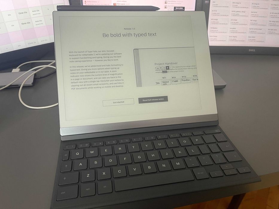 Remarkable 2 с Type Folio и Book Folio и Marker Pro + Connect