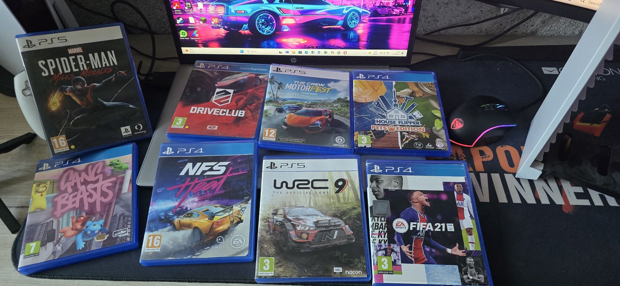 Продавам игри за ps4 и ps5 originals