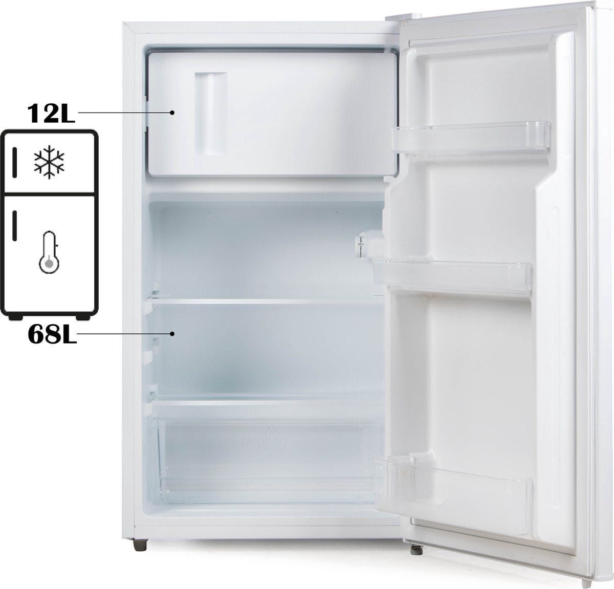 Хладилник с фризер PRIMO 80 л.
