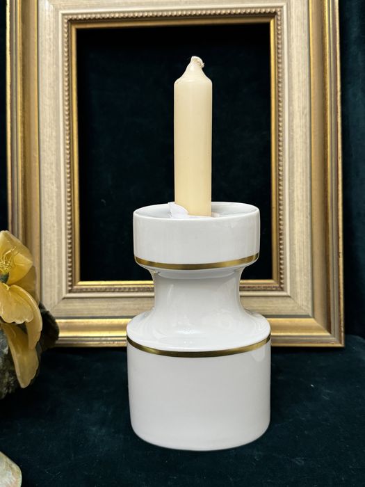 Suport lumanare, portelan Rosenthal. Sfesnic.