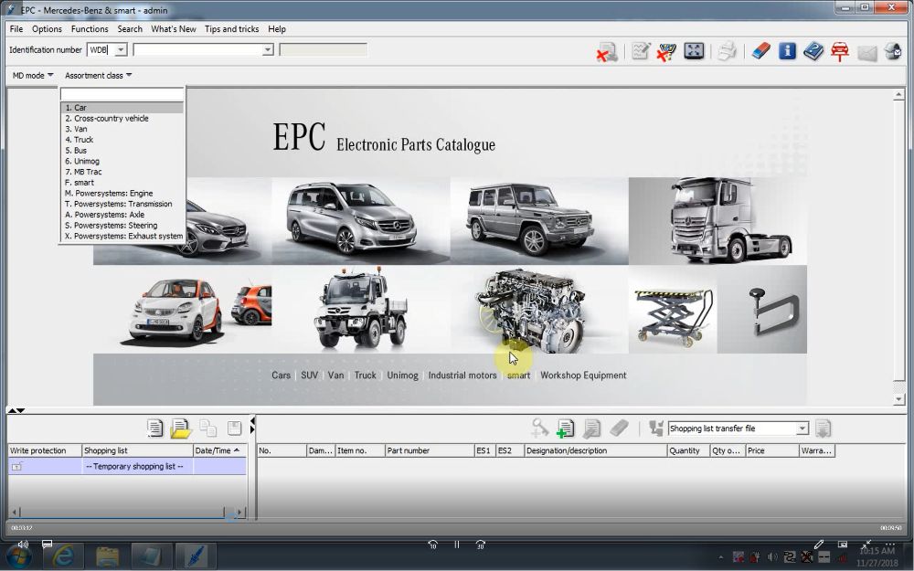 Софтуер за Mercedes Benz Star Diagnosis C4 и C5. DAS Xentry до 9.2024