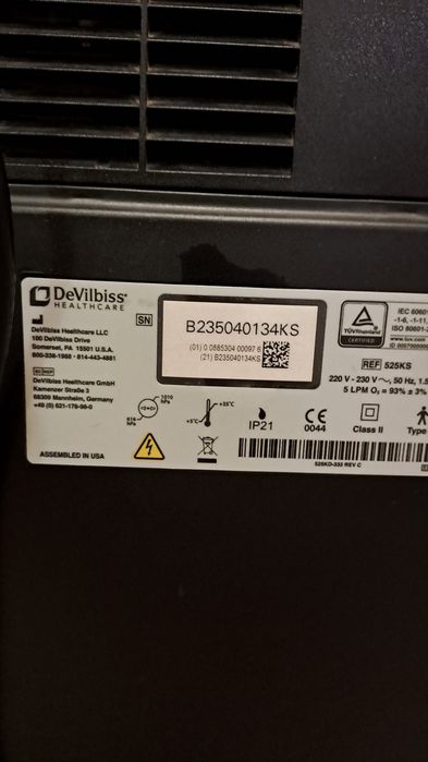 Кислороден концентратор DeVildis 5л
DeVildis, 5 литров
Американско про