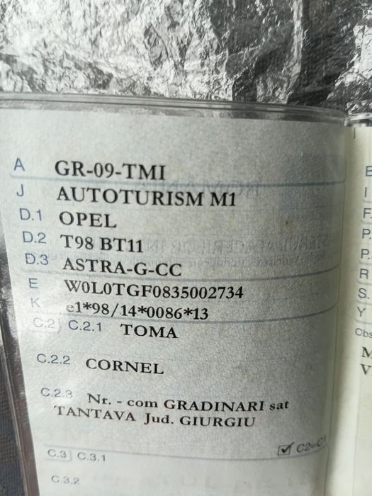 Opel astra g cc de vanzare