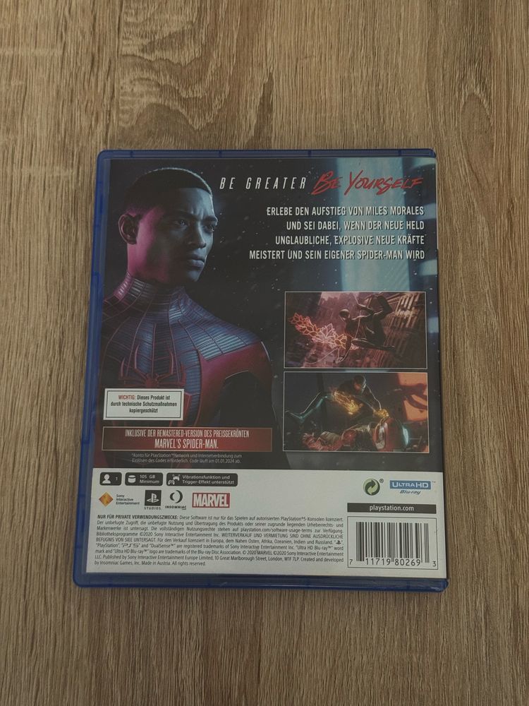 Spider-man Miles Morales PS5