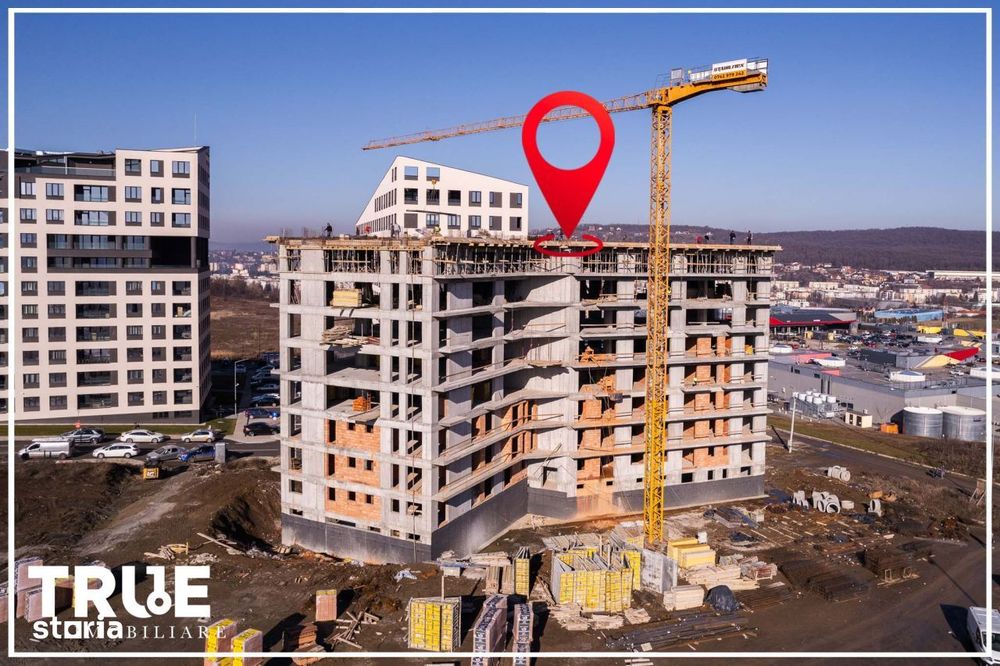 Studio de vânzare, 39m² + 6m² balcon, bloc nou, Skyline City!