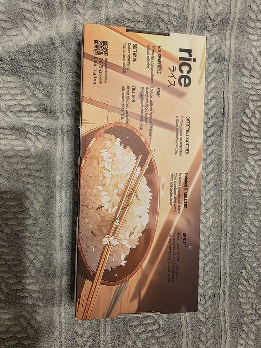 Tastatura Mecanica QwertyKey Rice V3-White Edition