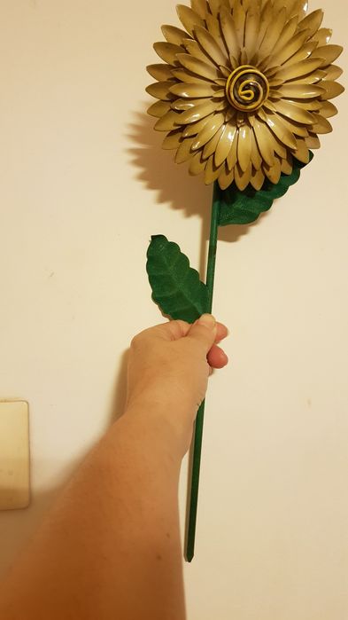 Floare artizanala hand made metalică