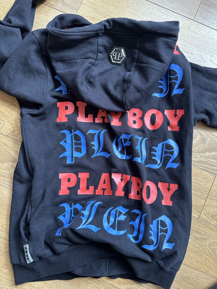 Оригинален Philipp Plein x Playboy суичър / hoodie (като нов)