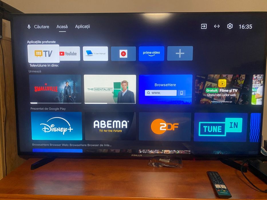 Vand/schimb Tv finlux 55 fua 8063 uhd 4k android 139 cm