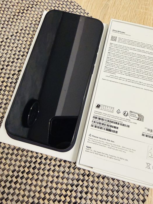 Iphone 16 pro max 256gb black