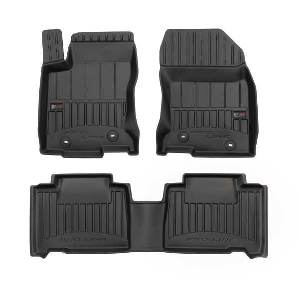 Covorase auto 3D PROLINE pe negru compatibile cu LEXUS NX 2014-2021